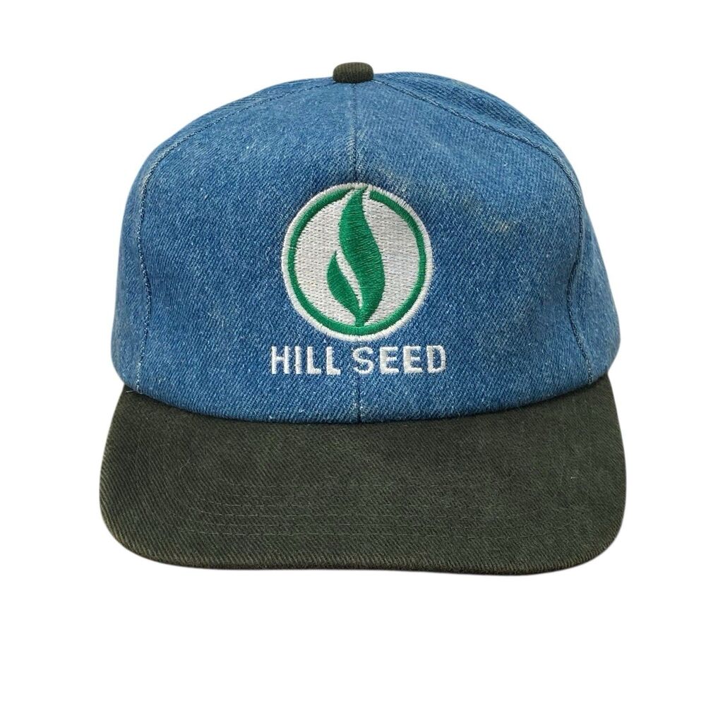 HILL SEED‎ Patch Logo Denim SnapBack Hat K-Products